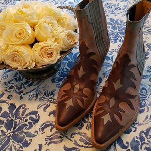 Sartore paris leather designer boots 37.5